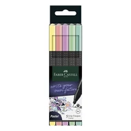 Tűfilc FABER CASTELL Grip pasztell 0,4mm 5 darabos