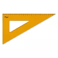Vonalzó ARISTO Contrast háromszög 60 fokos 25 cm sárga
