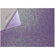 DEKORGUMI A/4 ÖNTAPADÓ GLITTER VILÁGOS LILA