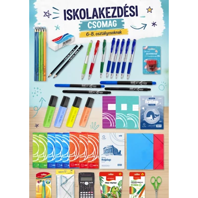 ISKOLAKEZDÉSI CSOMAG 6-8.OSZTÁLY