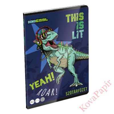 Szótárfüzet LIZZY CARD A/5 32 lapos 31-32 Dino Cool Dino Roar