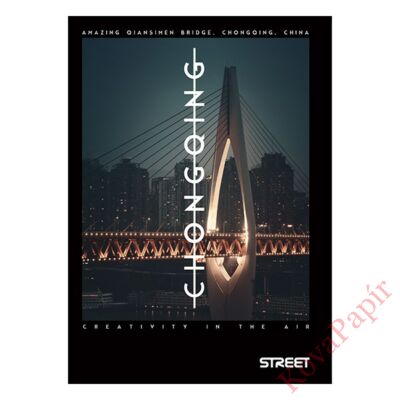 Füzet STREET Bridges A/5 50 lapos vonalas
