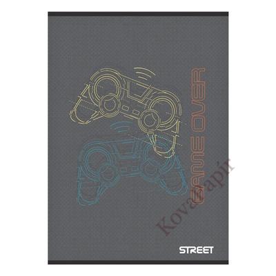 Füzet STREET Gameing A/4 54 lapos kockás