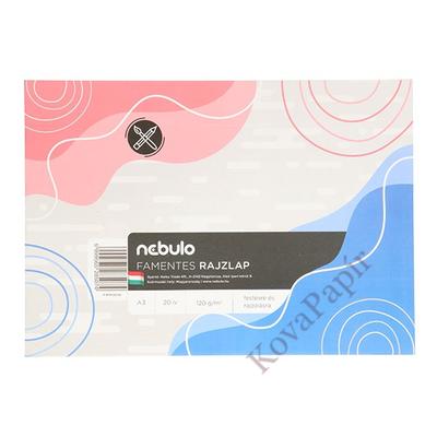Rajzlap NEBULO A/3 120 gr famentes 20 ív/tömb
