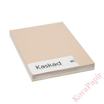 Dekorációs karton KASKAD A/4 160 gr pasztell vegyes színek 5x25 ív/csomag