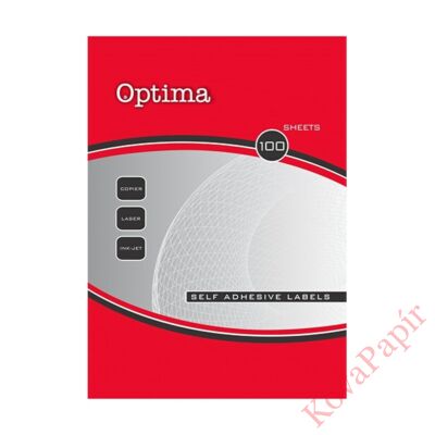 Etikett OPTIMA 32106 105x148mm 400 címke/doboz 100 ív/doboz