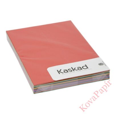 Dekorációs karton KASKAD Lessebo Colours A/4 225 gr élénk vegyes színek 10x10 ív/csomag