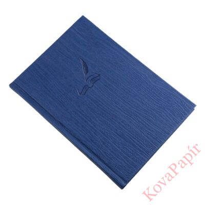 Vendégkönyv REALSYSTEM Fashion A/4 144 lapos sima kék