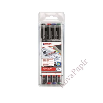Alkoholos marker EDDING 140S 4 darabos