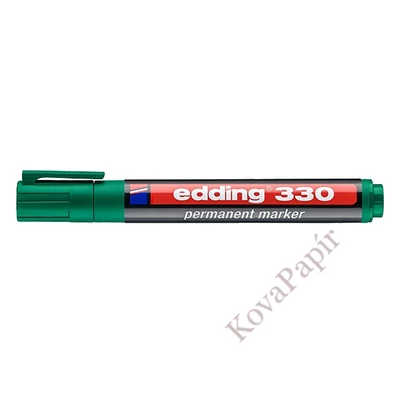 Alkoholos marker EDDING 330 vágott zöld