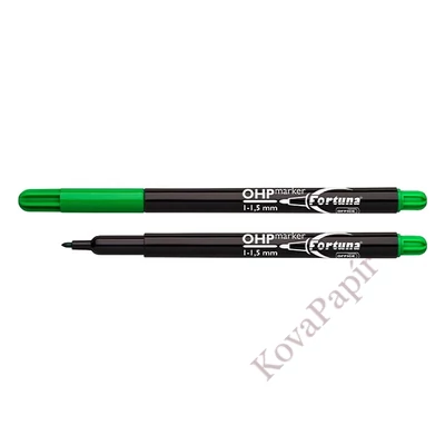 Alkoholos marker FORTUNA OHP M zöld