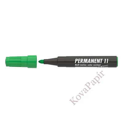 Alkoholos marker ICO Permanent 11 zöld