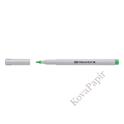 Alkoholos marker ICO Permanent M zöld