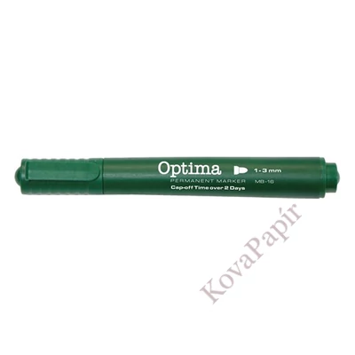 Alkoholos marker OPTIMA kerek zöld