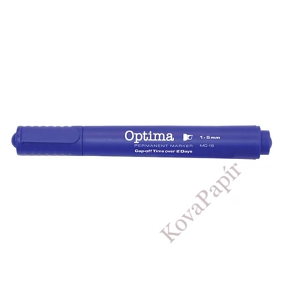 Alkoholos marker OPTIMA vágott kék