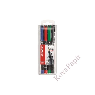 Alkoholos marker STABILO 841 S 4 darabos