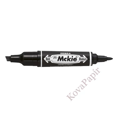 Alkoholos marker kétvégű ZEBRA Hi-Mckie 2,0-4,0 mm fekete