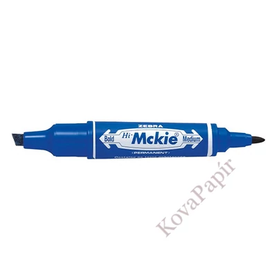 Alkoholos marker kétvégű ZEBRA Hi-Mckie 2,0-4,0 mm kék