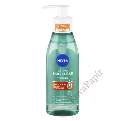 Arctisztító gél NIVEA Derma S.C activate 150 ml