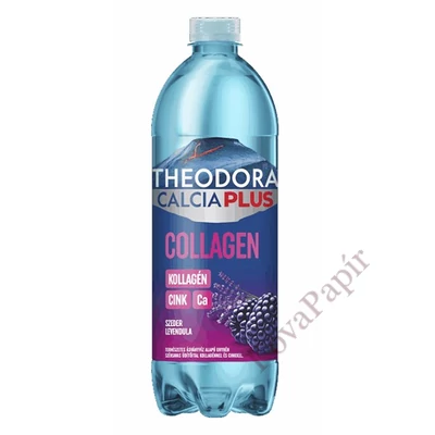 Ásványvíz szénsavas THEODORA Calcia Plus Collagen szeder-levendula 0,7 L DRS