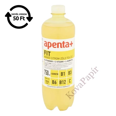 Ásványvíz szénsavmentes APENTA+ Fit mangó-citrom ízű 0,75L DRS