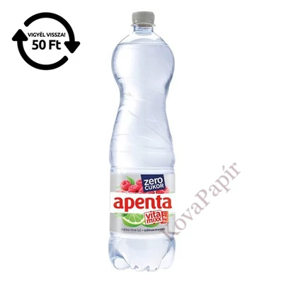 Ásványvíz szénsavmentes APENTA Vitamixxx málna-lime zero 1,5L DRS