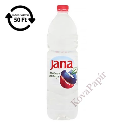 Ásványvíz szénsavmentes JANA kék-vörösáfonya 1,5L DRS