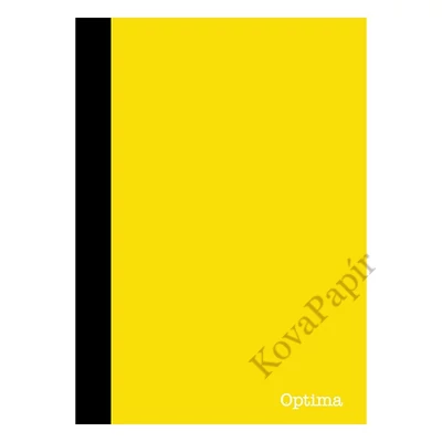 Beírókönyv vonalas OPTIMA A/4 60 lapos keményfedelű