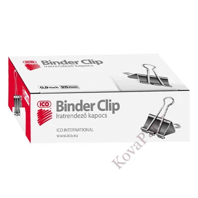 Binder csipesz ICO 25 mm 12 darabos