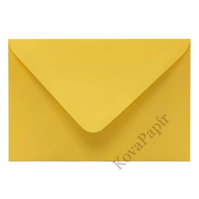 Boríték színes KASKAD LC/6 enyvezett 114x162mm 57 citromsárga 50 darabos