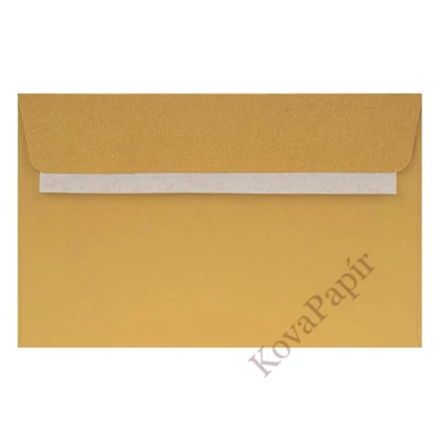 Boríték színes KASKAD LC/6 szilikonos 114x162mm 120 g arany 25/csom