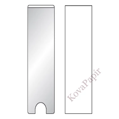 Címketartó tok DJOIS öntapadós gerincjelölő betétlappal 25x102 mm 12 darabos