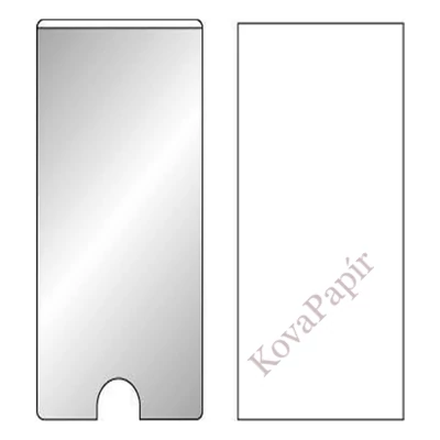 Címketartó tok DJOIS öntapadós gerincjelölő betétlappal 62x150 mm 6 darabos