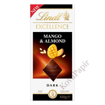 Csokoládé LINDT Excellence Mango étcsokoládé 100g