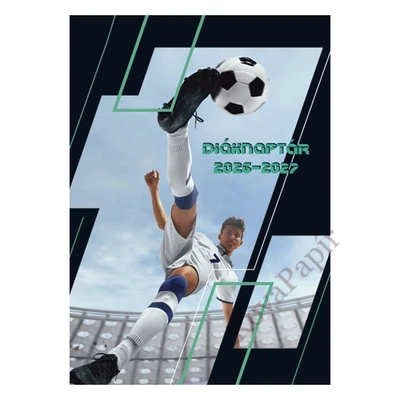 Diák zsebkönyv TOPTIMER papírborító B/6 heti 120x170mm Foci 2026-2027