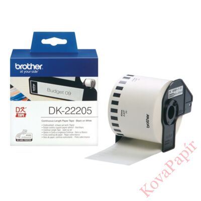 Etikett BROTHER DK-22205 papír címke 62mmx30,48m