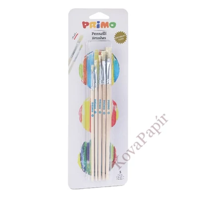 Ecset készlet PRIMO lapos (0,2,4,6,8) 5 darabos