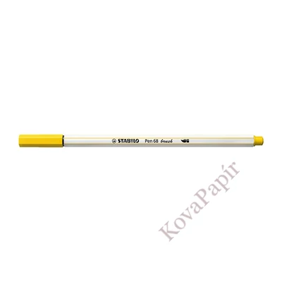 Ecsetfilc STABILO Pen 68 Brush sárga