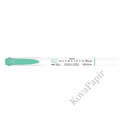 Ecsetfilc kétvégű ZEBRA Mildliner Fluorescent türkiz