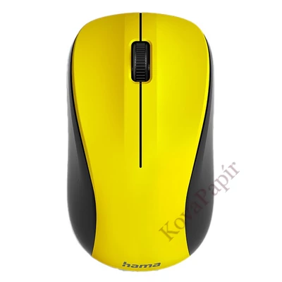 Egér vezeték nélküli HAMA MW-300 V2 sárga