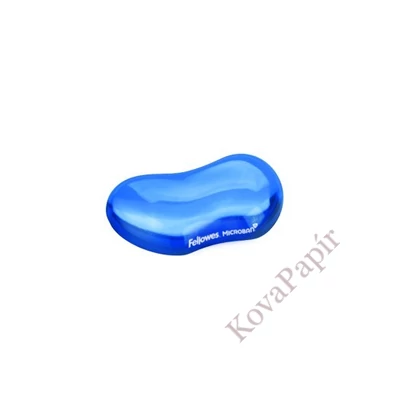Csuklótámasz géltöltésű FELLOWES Crystal mini kék