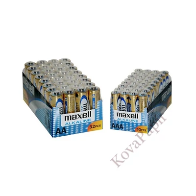 Elem mikro MAXELL (AAA, LR03) 32 darabos gyűjtődoboz