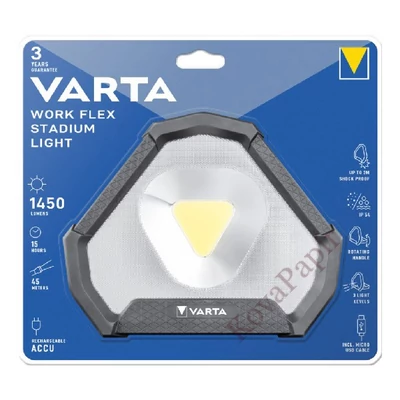 Elemlámpa VARTA Work Flex Stadium Light