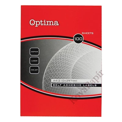Etikett OPTIMA 32141 210x99mm 300 címke/doboz 100 ív/doboz