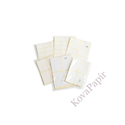 Etikett fóliás 38x20 60 címke/csomag