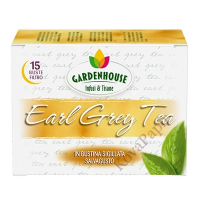 Fekete tea GARDENHOUSE Earl Grey 15x2 g