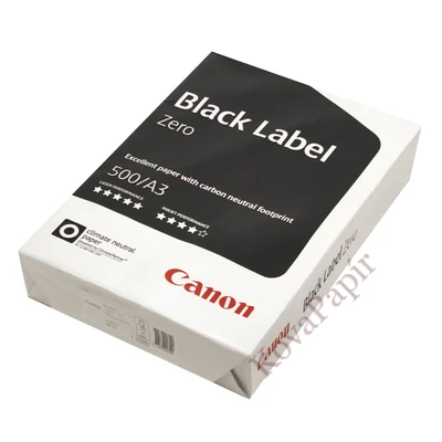 Fénymásolópapír CANON Black Label Zero A/3 80 g 500 ív/csomag