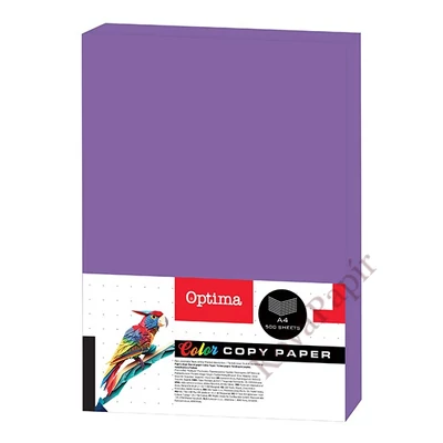 Fénymásolópapír színes OPTIMA A/4 80 g lila 500 ív/csomag