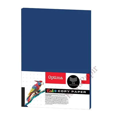 Fénymásolópapír színes OPTIMA A/4 80 g sötétkék 100 ív/csomag