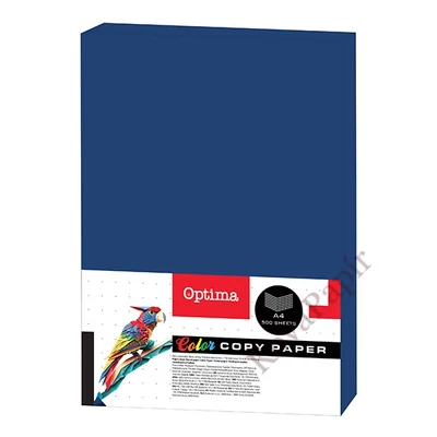 Fénymásolópapír színes OPTIMA A/4 80 g sötétkék 500 ív/csomag